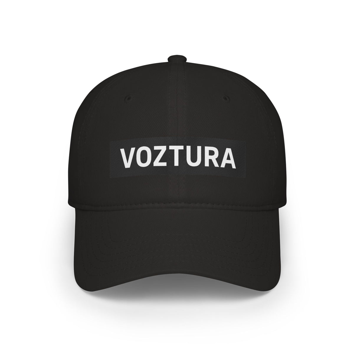VOZTURA Embroidered — Minimal Black Hat