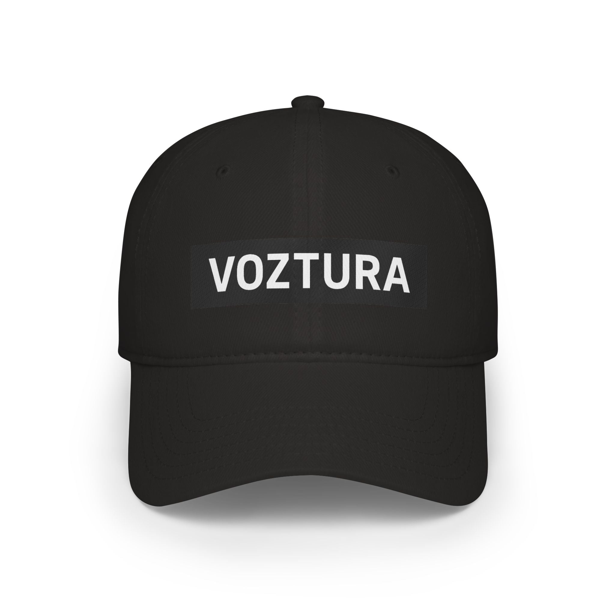 VOZTURA Embroidered — Minimal Black Hat