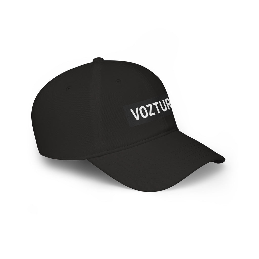 VOZTURA Embroidered — Minimal Black Hat
