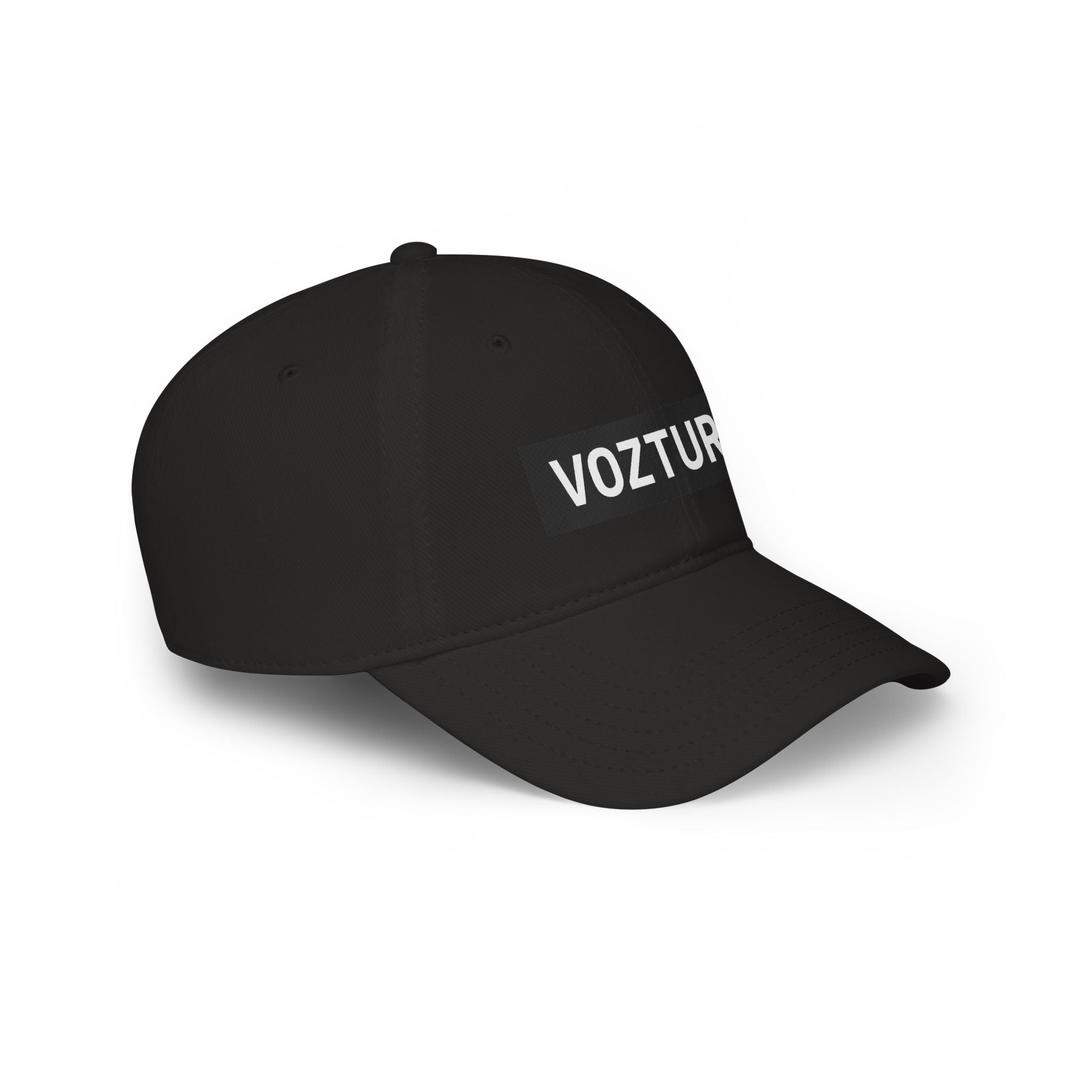 VOZTURA Embroidered — Minimal Black Hat